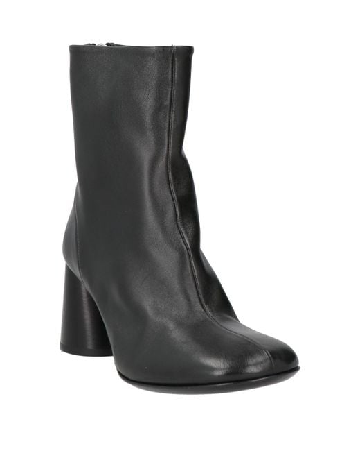 Halmanera Black Ankle Boots Leather