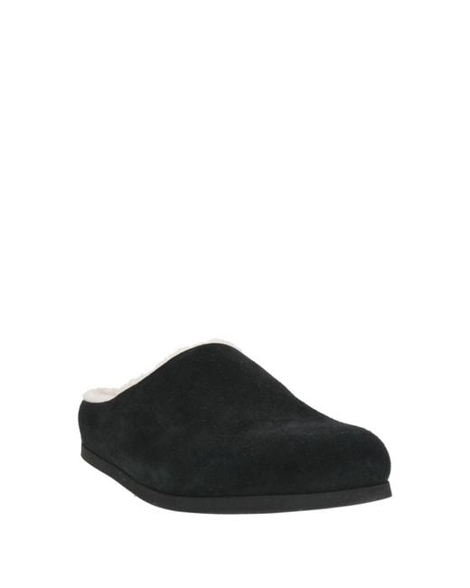 Common Projects Black Mules & Clogs Leather