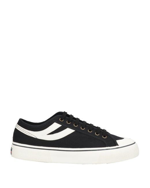 Superga Black Sneakers Textile Fibers for men