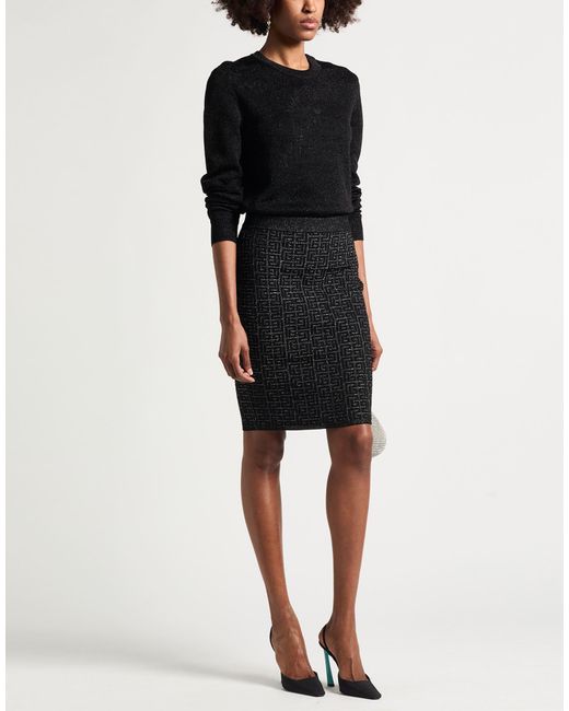 Balmain Black Mini Skirt