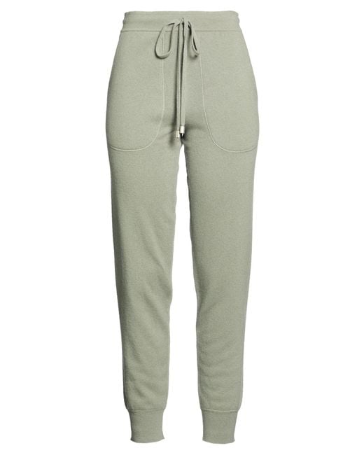 Gentry Portofino Green Pants Virgin Wool, Silk