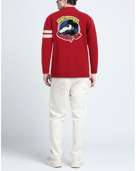 Moschino Red Cardigan for men