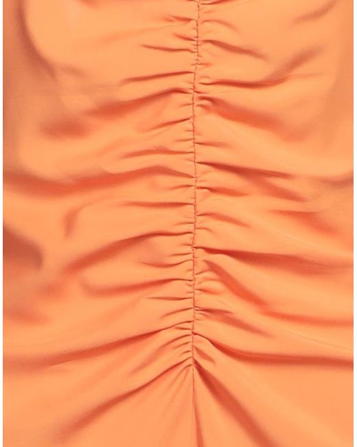 Designers Remix Orange Midi-Kleid