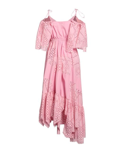 MSGM Pink Midi Dress