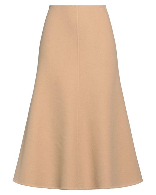 Jupe midi Chloé en coloris Natural
