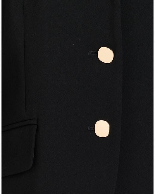 Max Mara Black Blazer Triacetate, Polyester