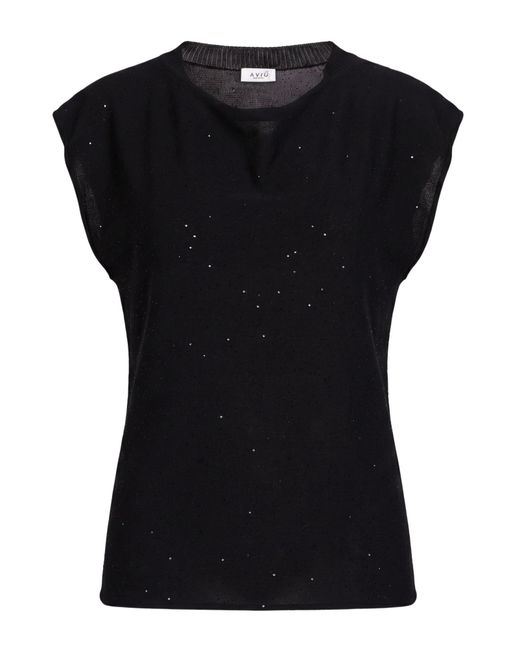 Pullover Aviu de color Black