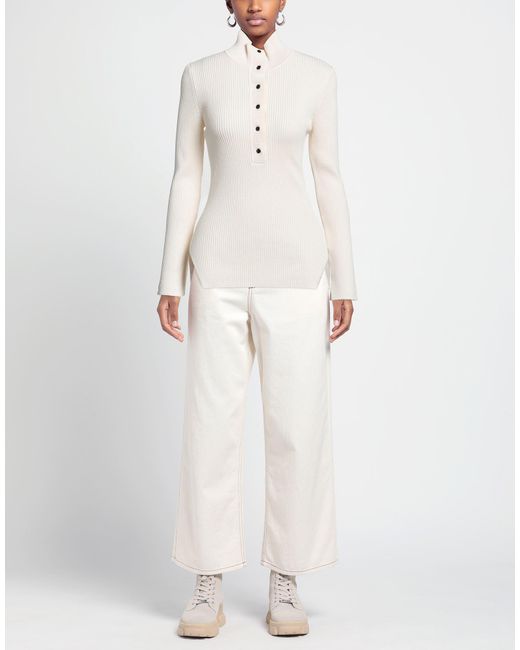 Ganni White Turtleneck