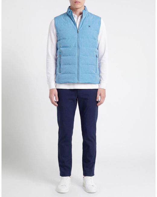 Hackett Blue Gilet for men
