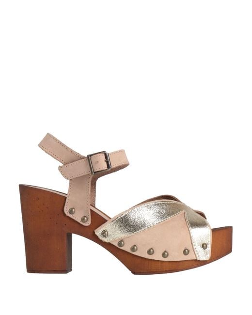 Divine Follie Brown Mules & Clogs