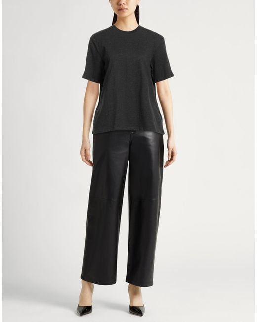 Majestic Filatures Black T-Shirt Organic Cotton
