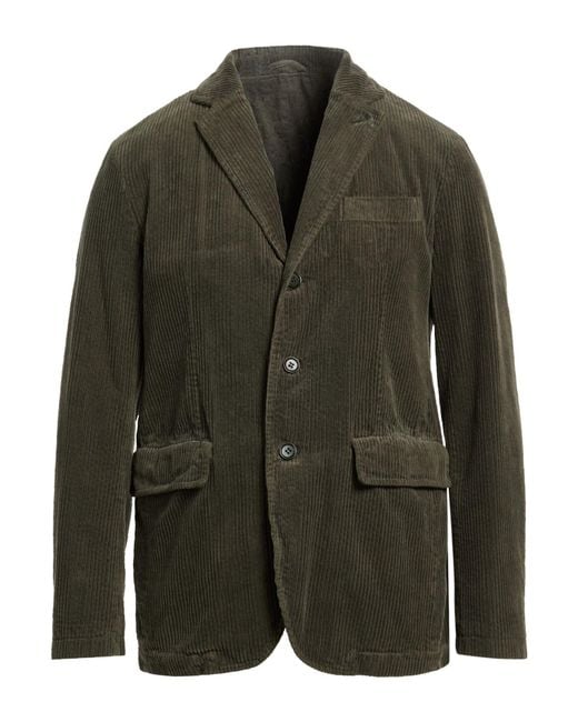 Aspesi Green Blazer Cotton for men