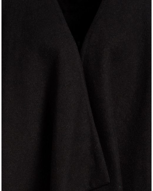 Max Mara Black Cape Alpaca Wool, Polyamide, Wool