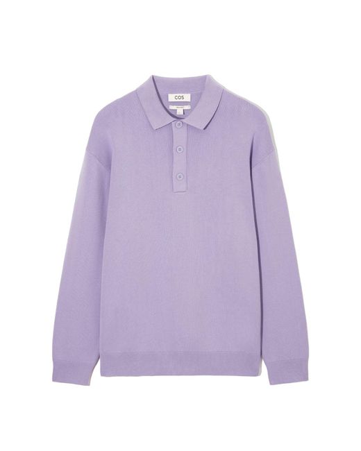 COS Purple Sweater for men
