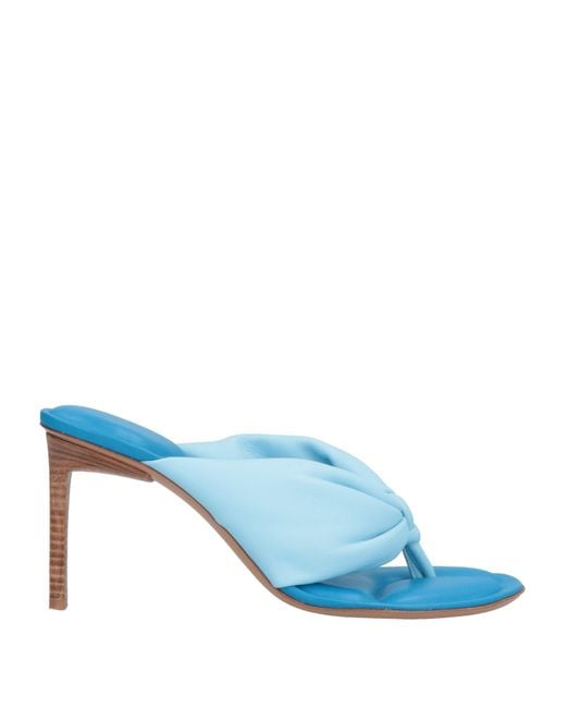 Jacquemus Blue Thong Sandal