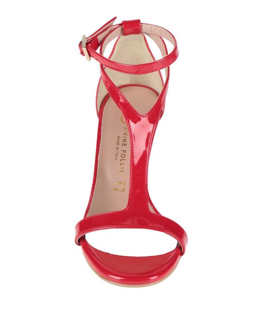 Divine Follie Pink Sandals Textile Fibers