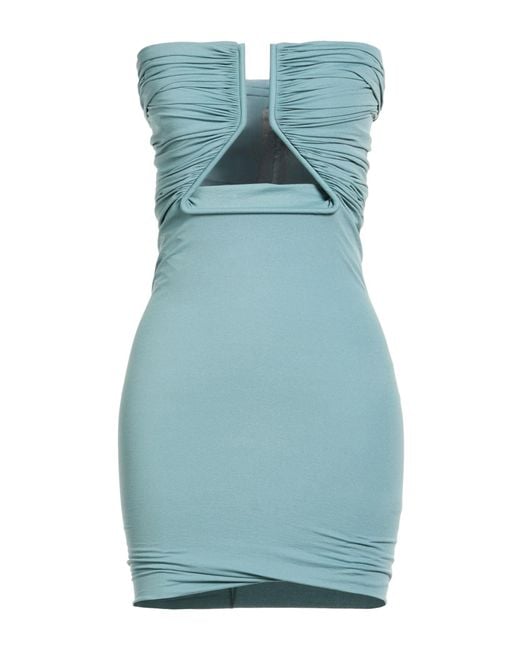 Rick Owens Blue Mini Dresses
