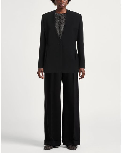iBlues Black Blazer Triacetate, Polyester