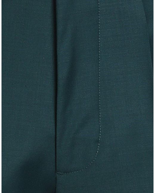 Patrizia Pepe Blue Pants Polyester, Virgin Wool, Elastane for men