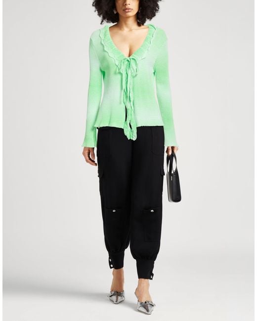 MSGM Green Sweater Cotton, Polyamide