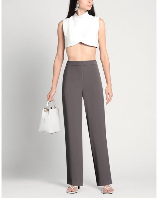 P.A.R.O.S.H. Gray Pants Polyester