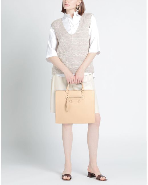 La Fille Des Fleurs Natural Handbag