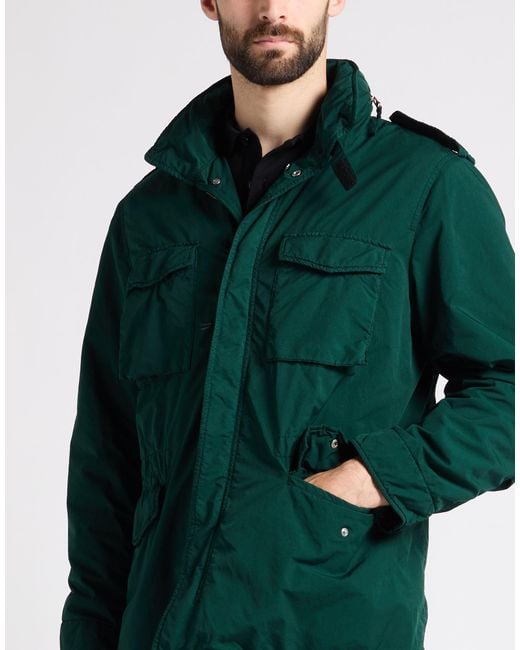 Aspesi Green Jacket Polyester, Polyamide for men