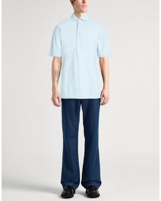 Lardini Blue Polo Shirt for men