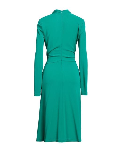 Alberta Ferretti Green Midi Dress