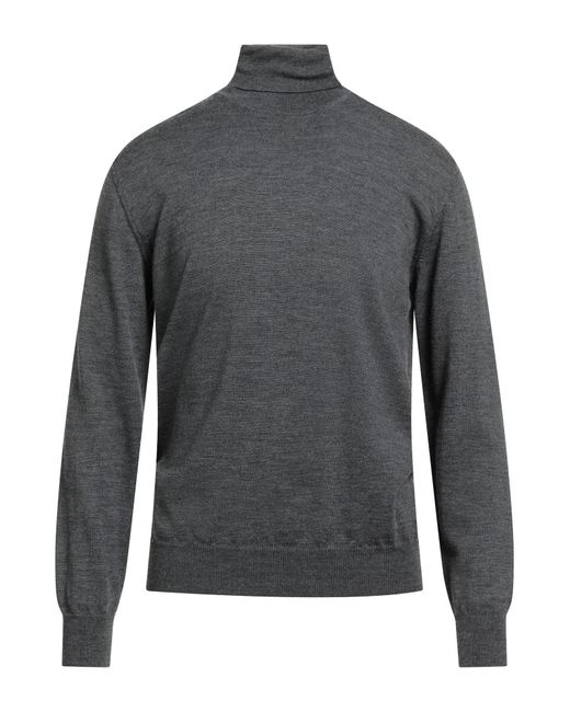 Abkost Gray Turtleneck Virgin Wool for men