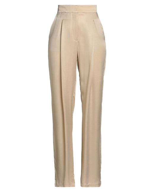 MVP WARDROBE Natural Pants Cupro, Polyester