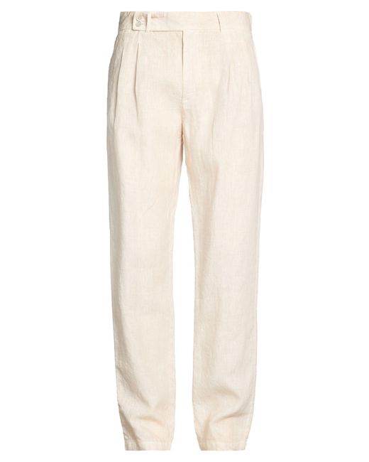 120% Lino Natural Pants Linen for men