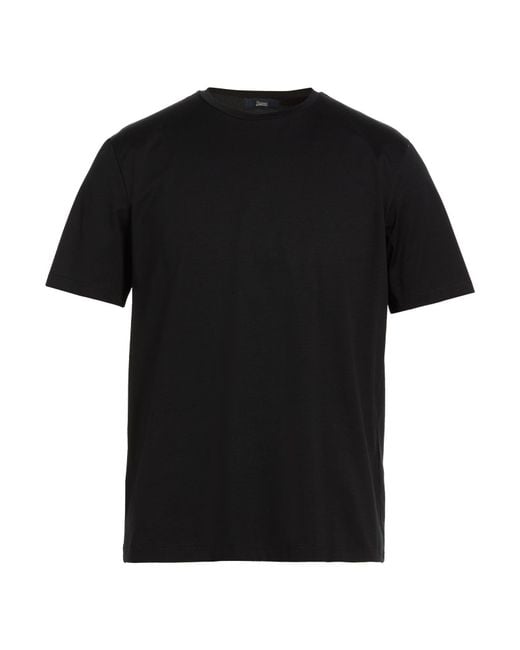 Herno Black T-Shirts for men