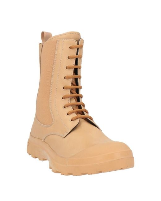 Officine Creative Brown Ankle Boots Leather