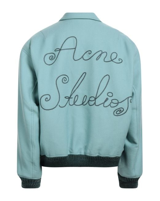 Acne Blue Jacket Wool for men