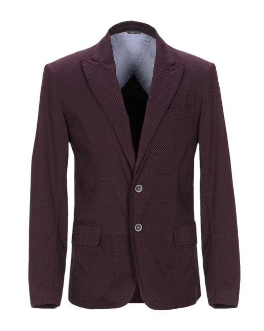26.7 Twentysixseven Purple Blazer for men