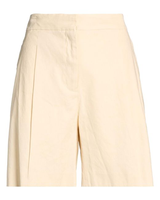 Rag & Bone Natural Shorts & Bermuda Shorts Linen, Viscose, Elastane