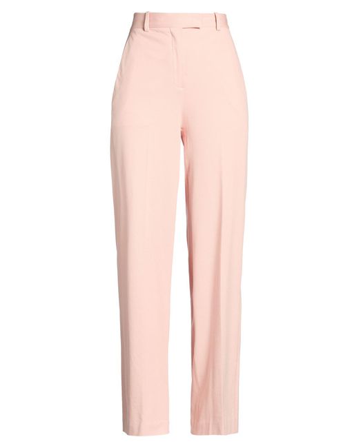 Circolo 1901 Pink Pants Cotton, Elastane