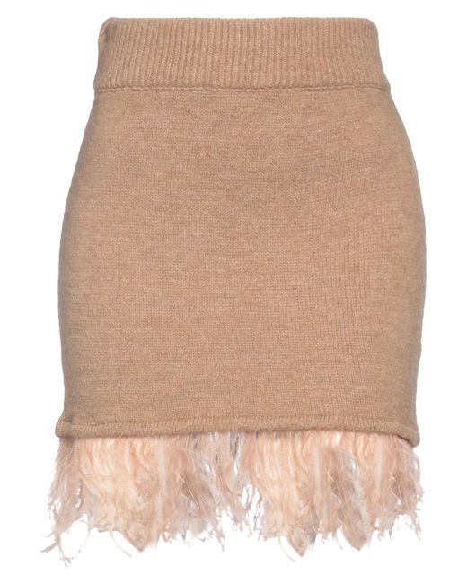 Soallure Natural Mini Skirt