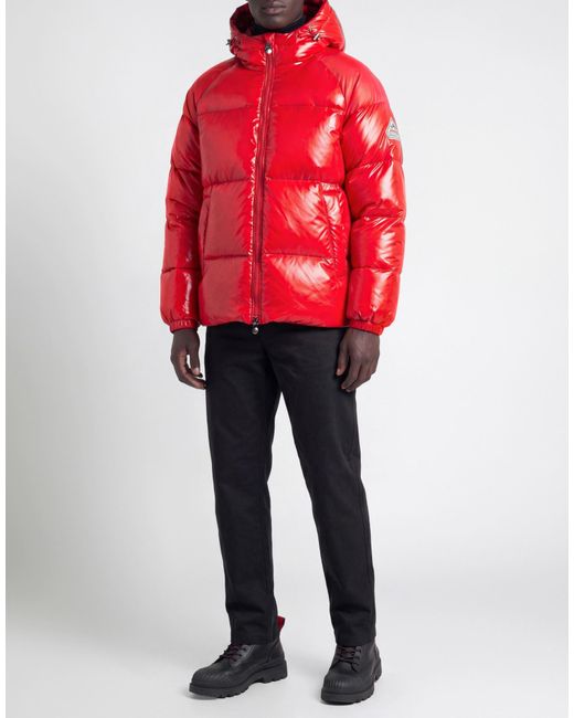 Pyrenex Red Puffer Polyamide for men