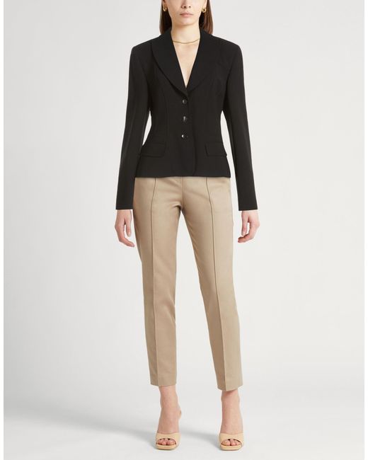 Strenesse Black Blazer Virgin Wool, Elastane