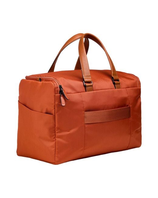 Piquadro Orange Rust Duffel Bags Cow Leather, Eva (Ethylene for men