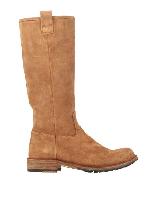 Officine Creative Brown Boot Leather