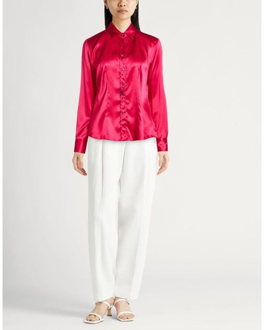 Xacus Pink Shirt Silk, Elastane