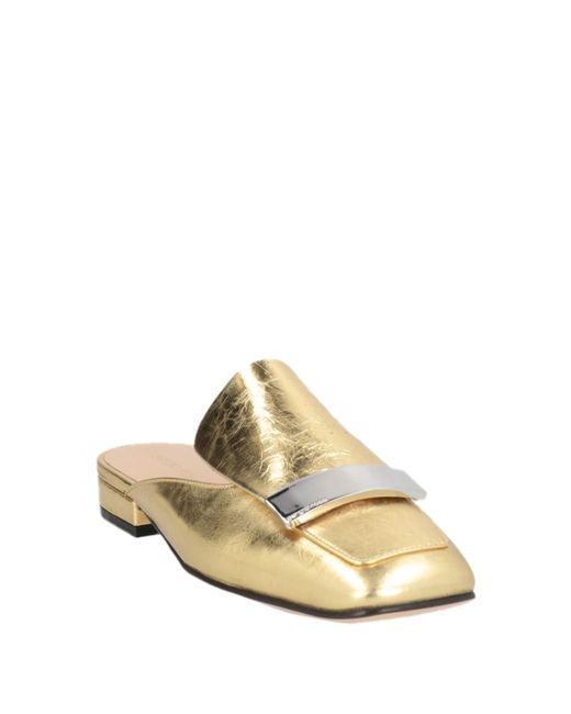 Sergio Rossi Metallic Mules & Clogs