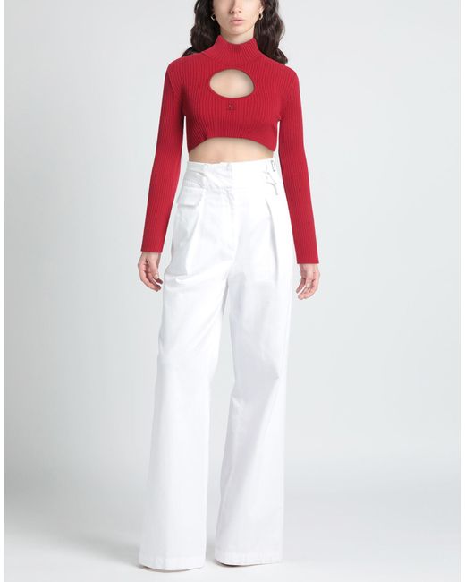 Courreges Red Turtleneck