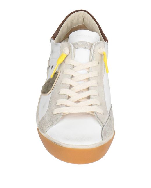 Philippe Model White Trainers for men