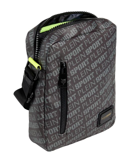 Philipp Plein Gray Cross-Body Bag for men