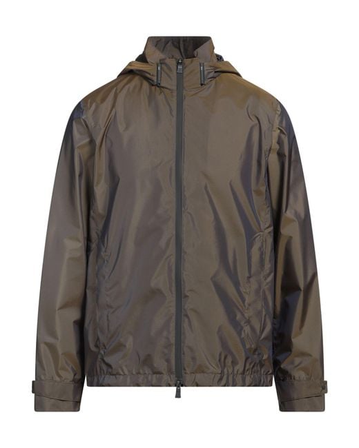 Herno Gray Jacket Polyester, Polyamide for men