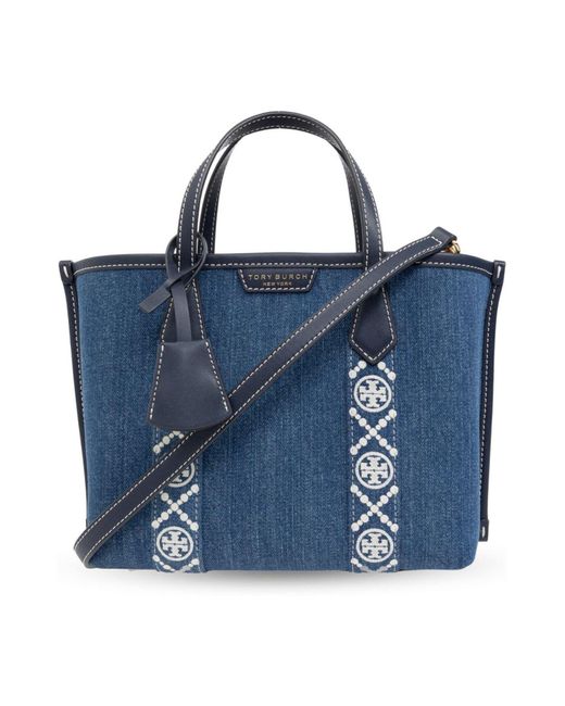 Borsa A Mano di Tory Burch in Blue